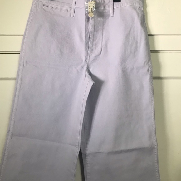 NWT Madewell Petite Emmett Wide-Leg Crop Pants - Picture 8 of 10